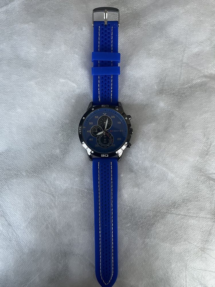 zegarek męski niebieski