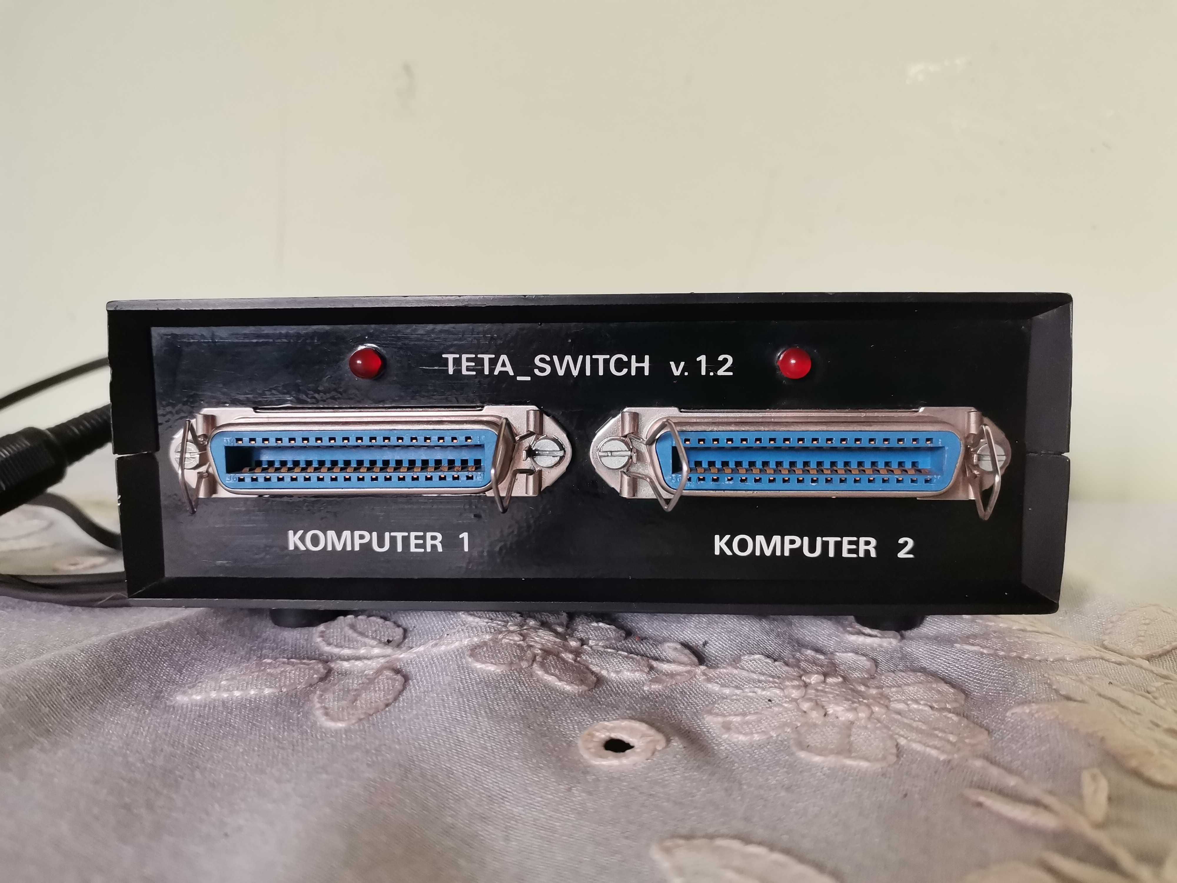 Przełącznik TETA_SWITCH 2 komputery-1 drukarka