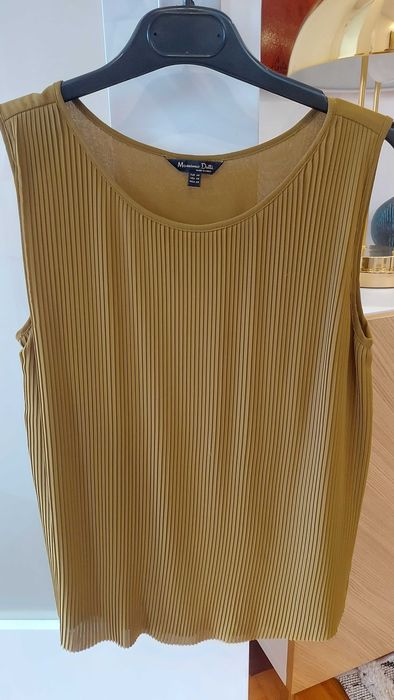 Blusa plissada da Massimo Dutti