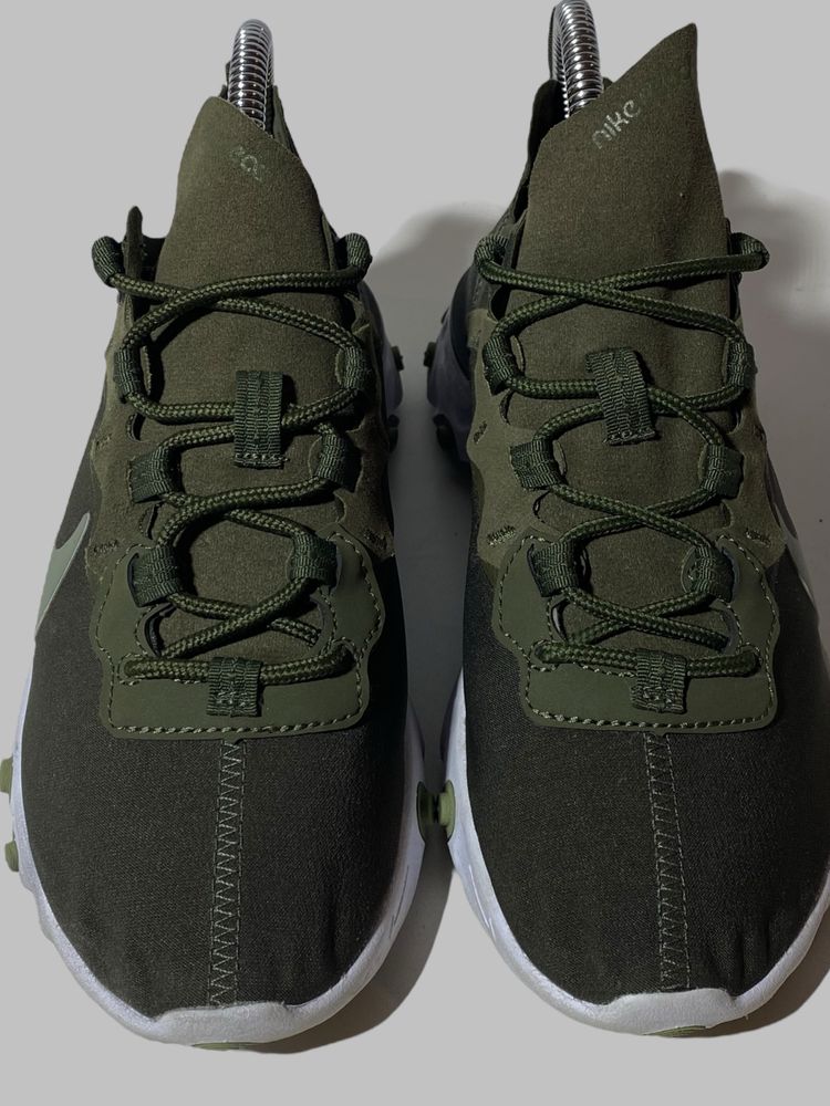 Nike React Element 55 Легкі Оригінальні Жіночі Кросівки Хакі Колір