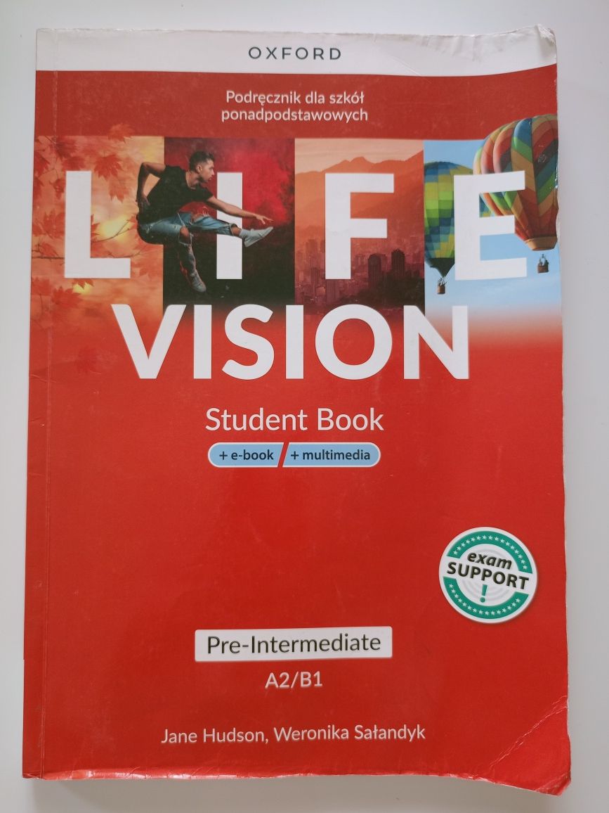 Sprzedam podręcznik do angielskiego Life Vision A2/B1