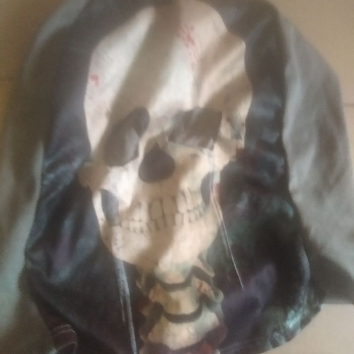 Strój kościotrupa z czapką/maską Halloween na 11-12 lat