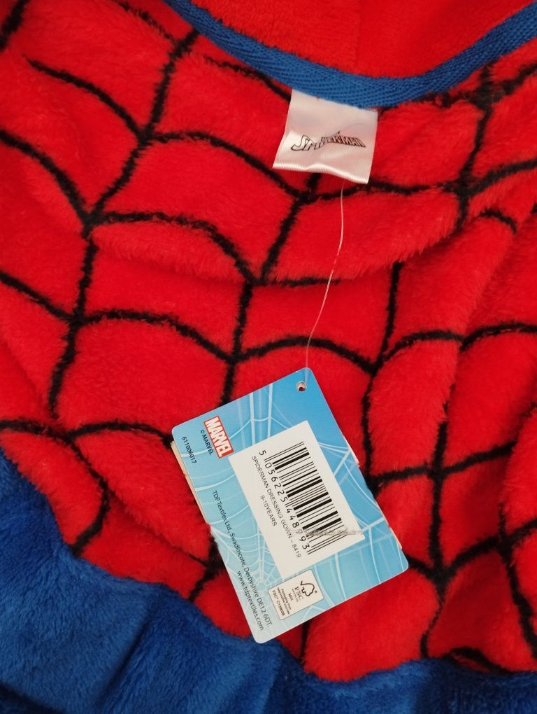 Szlafrok Marvel Spidermana 140 cm