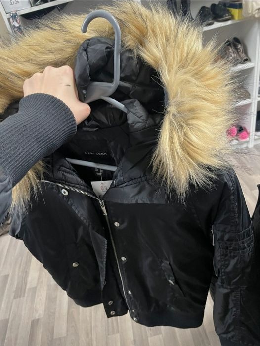 Куртка бомбер с мехом аляска