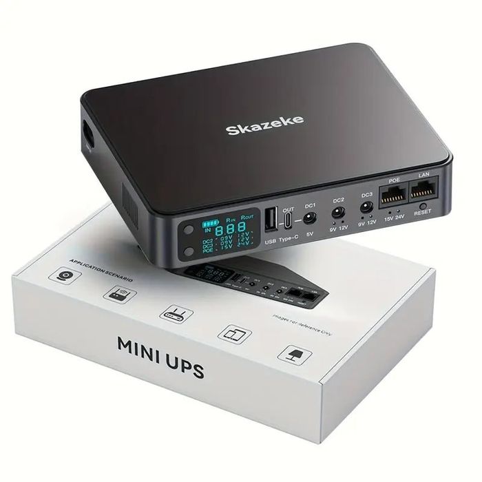 Резервне джерело живлення (ИБП) Міні UPS DR2P-18000mAh змінна батарея