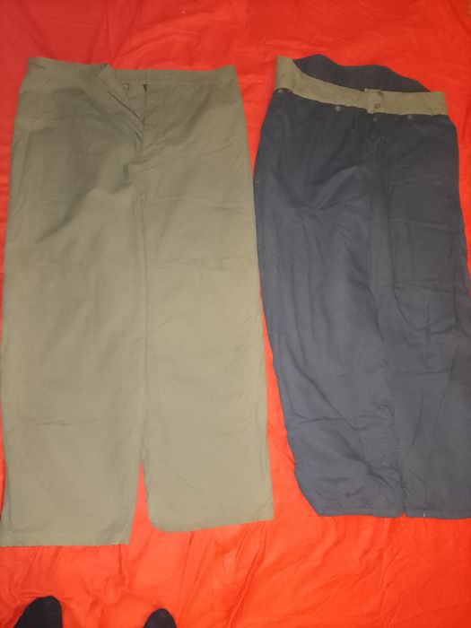 Новые ватные с брезентовым съёмным верхом.