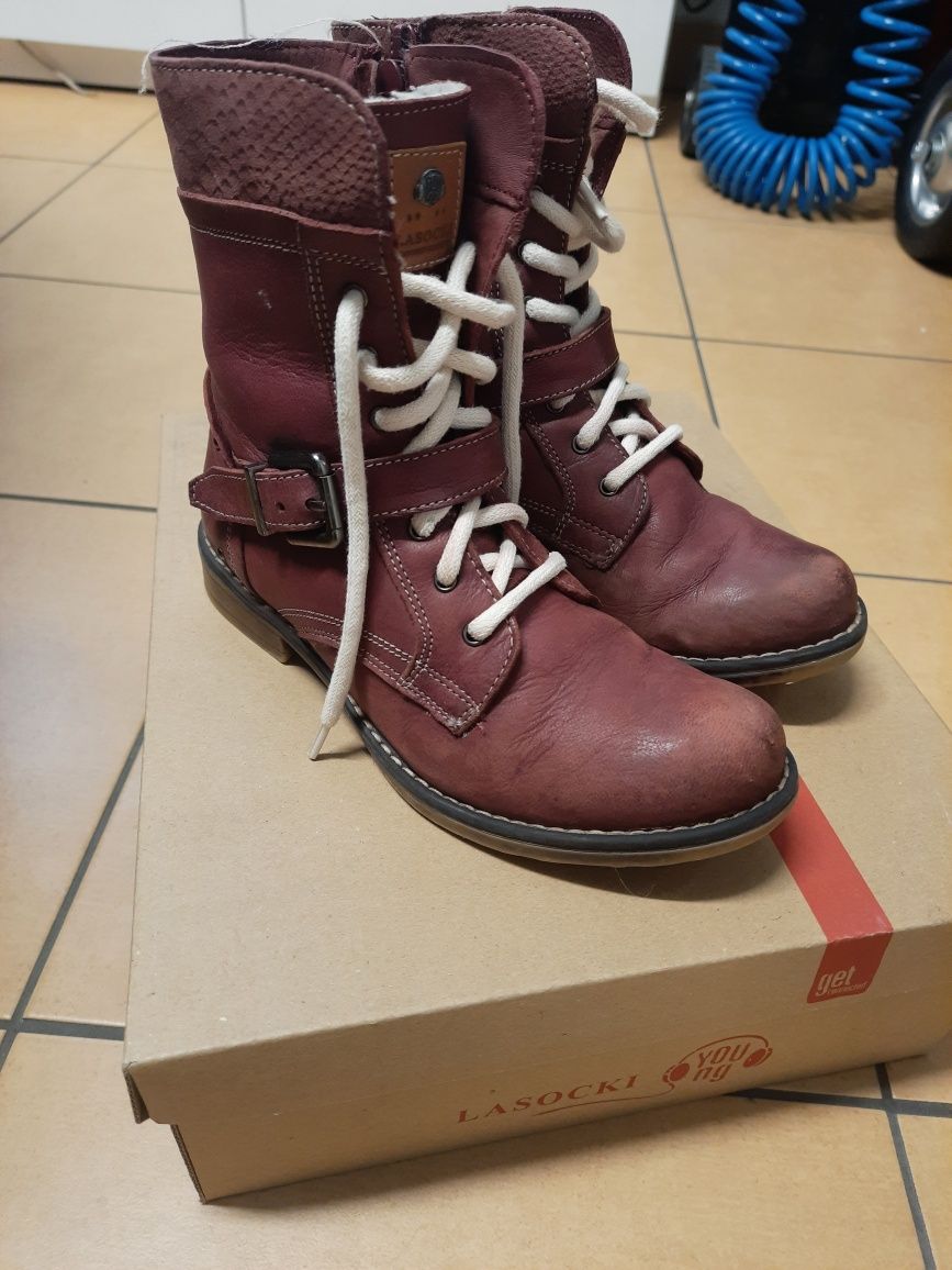 Buty trapery botki Lasocki Young rozm.34