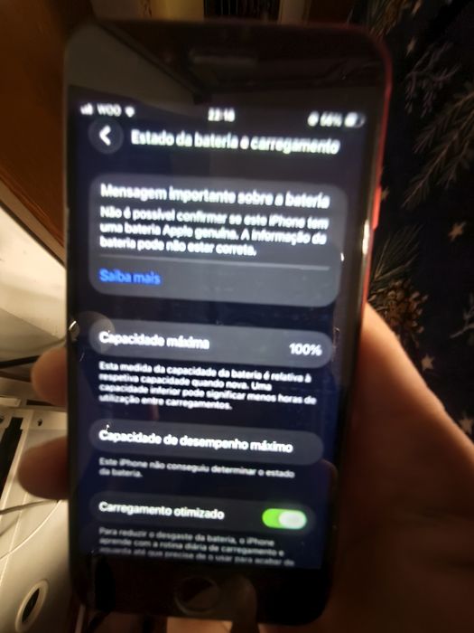 iPhone SE Vermelho ( Bateria 100% )