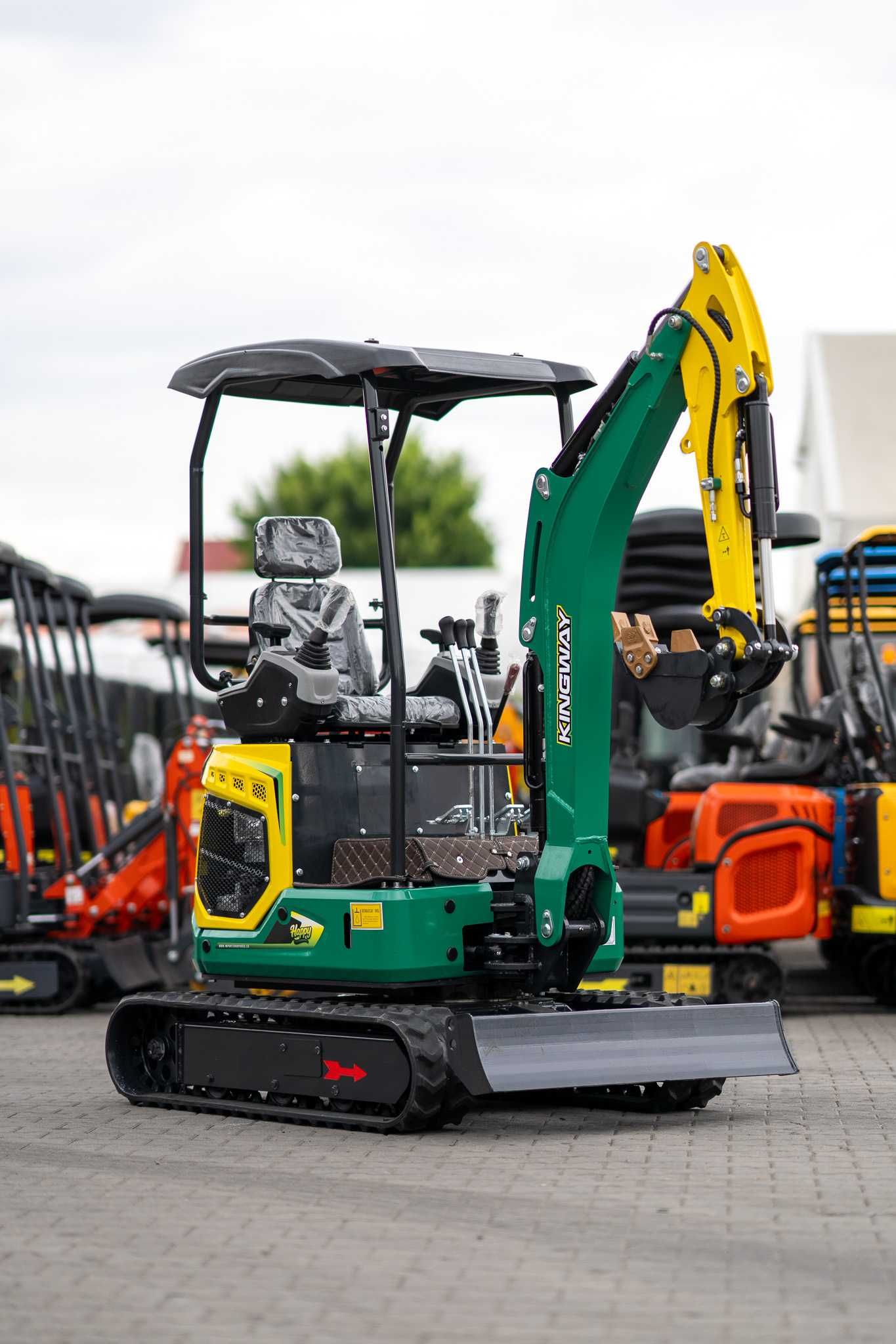 Nowa MINIKOPARKA Kingway HP15 Laidong 3Cyl 1550kg 110cm 25KM RS +3 Łyż