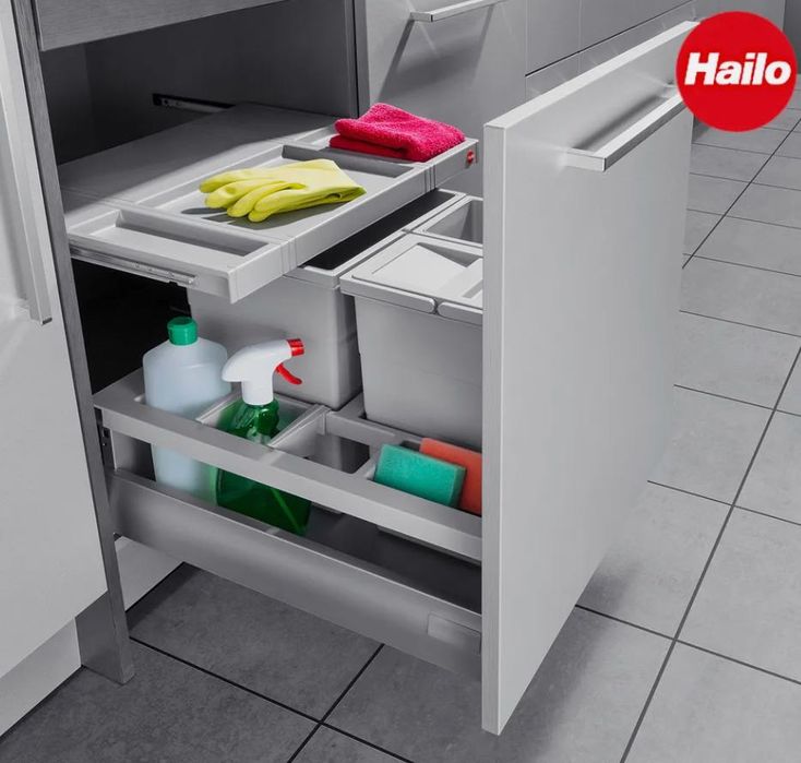 Hailo półka na tace 600 z przegrodą