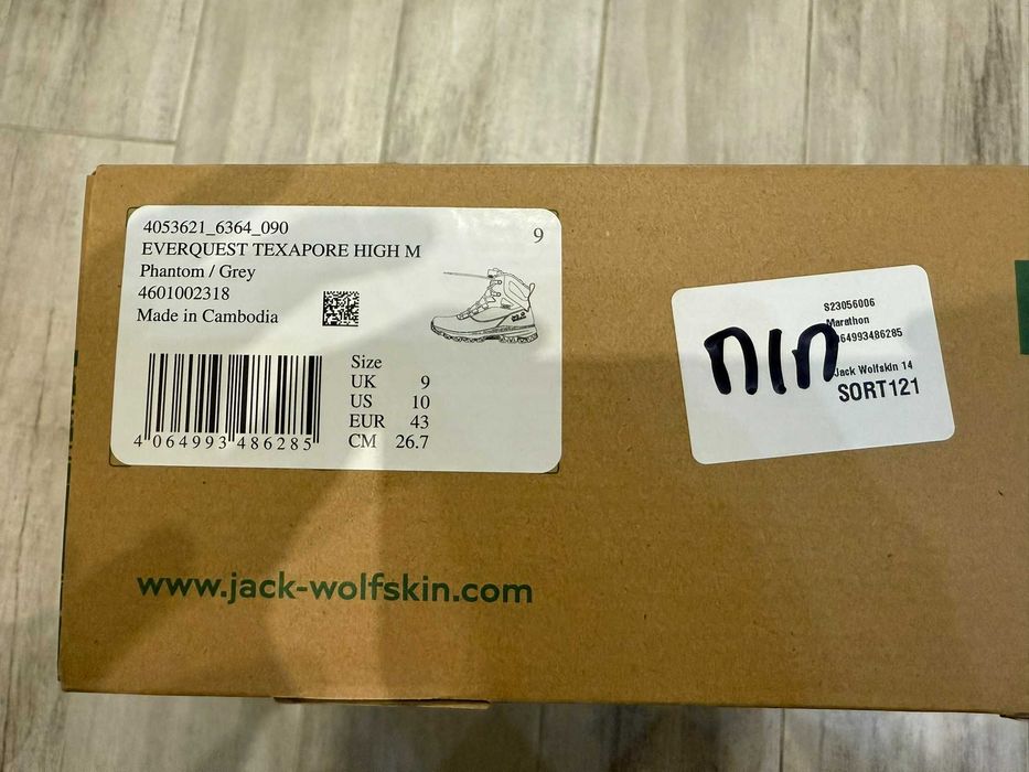 Чоловічі зимові черевики Jack Wolfskin Everquest Texapore High M