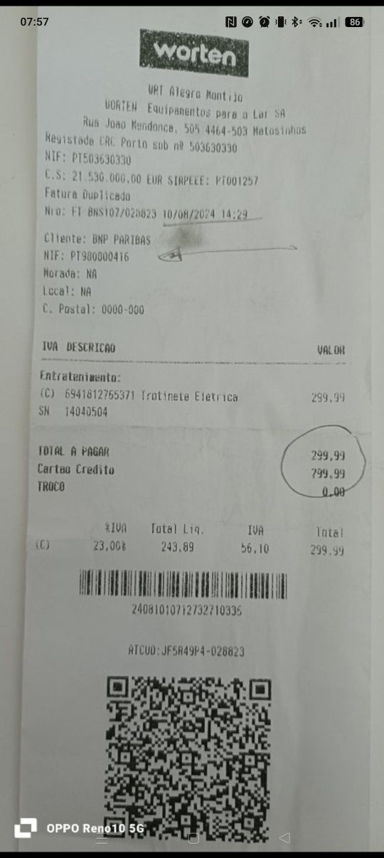 Trotinete Elétrica XIAOMI 4 Lite 2ª Geração