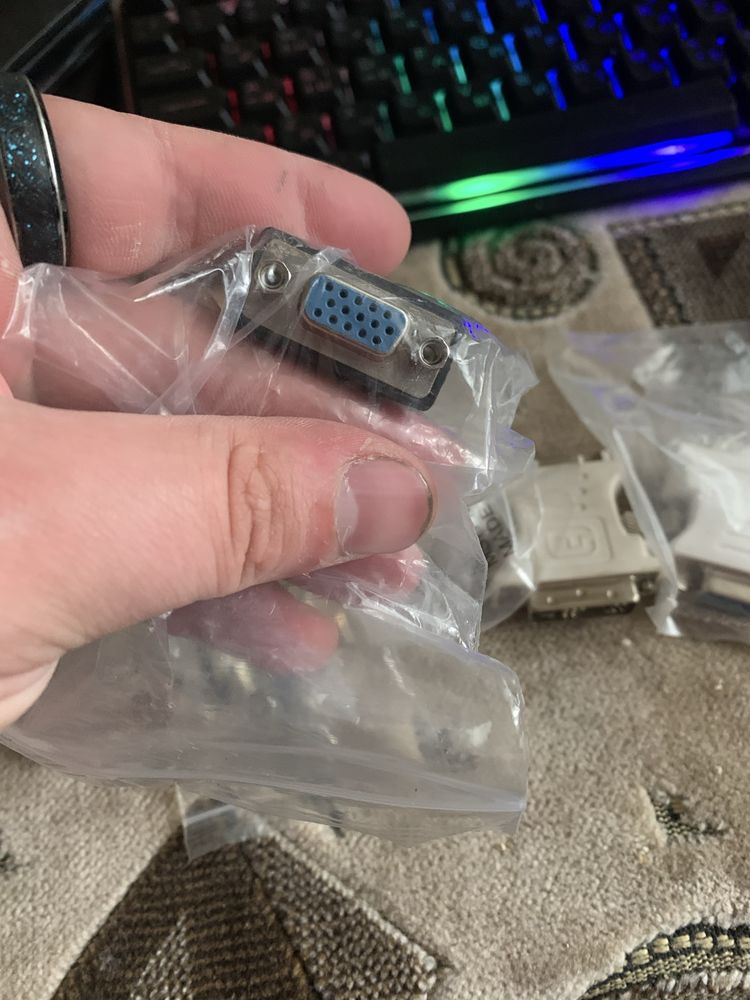 Переходник вга на дивиай  vga dvi