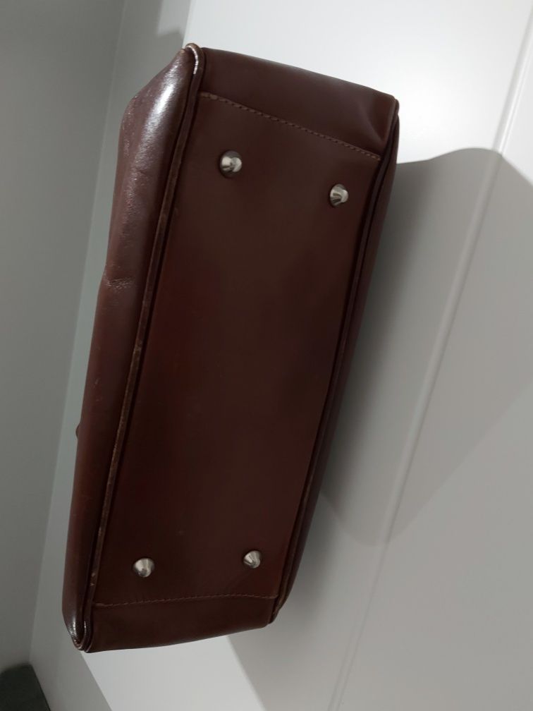 Włoska torebka ze skóry Naturalnej  Genuine Leather