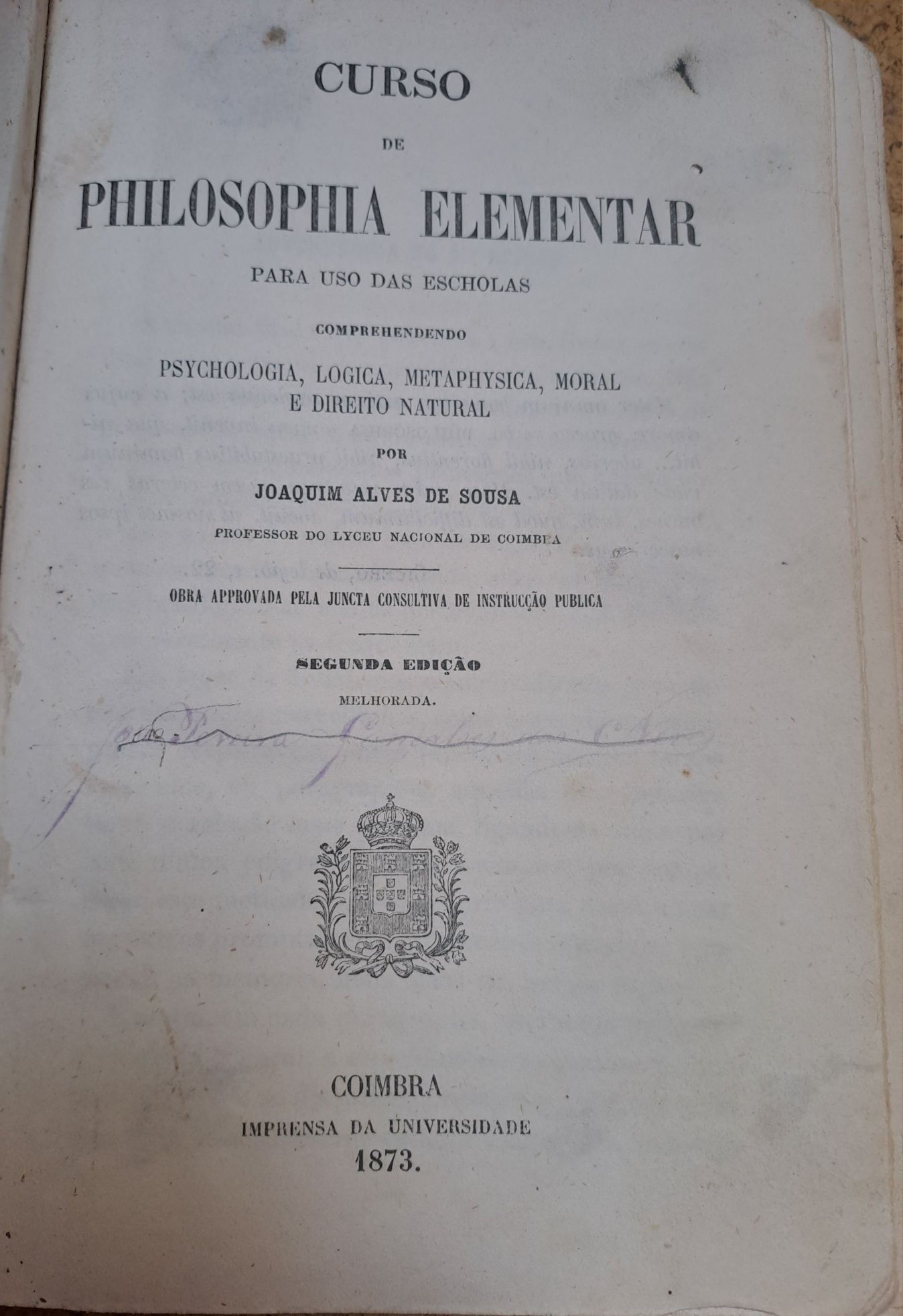 Filisofia elementar 1873