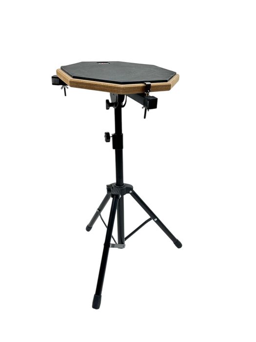 Пед барабанный со стойкой 30 см, тренировочный пэд для барабанщика