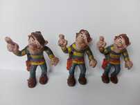 Gumowe figurki bracia DALTONOWIE Lucky Luke PRL