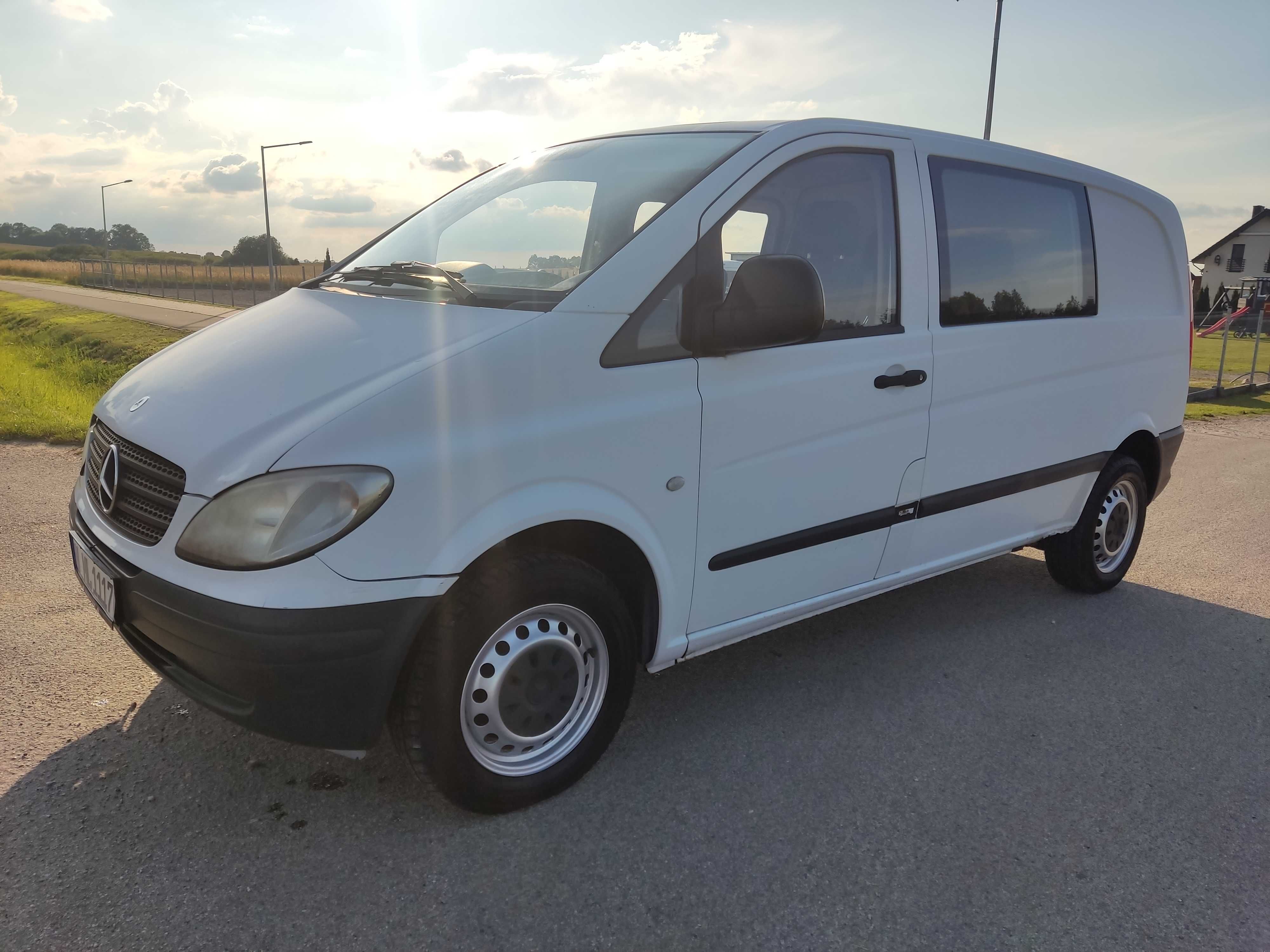 Mercedes Benz 109 CDI W639 VITO MIXTO 5osobowy DOKA brygadowka NIEMIEC
