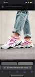 Sapatilhas Nike m2k tekno rosa e laranja
