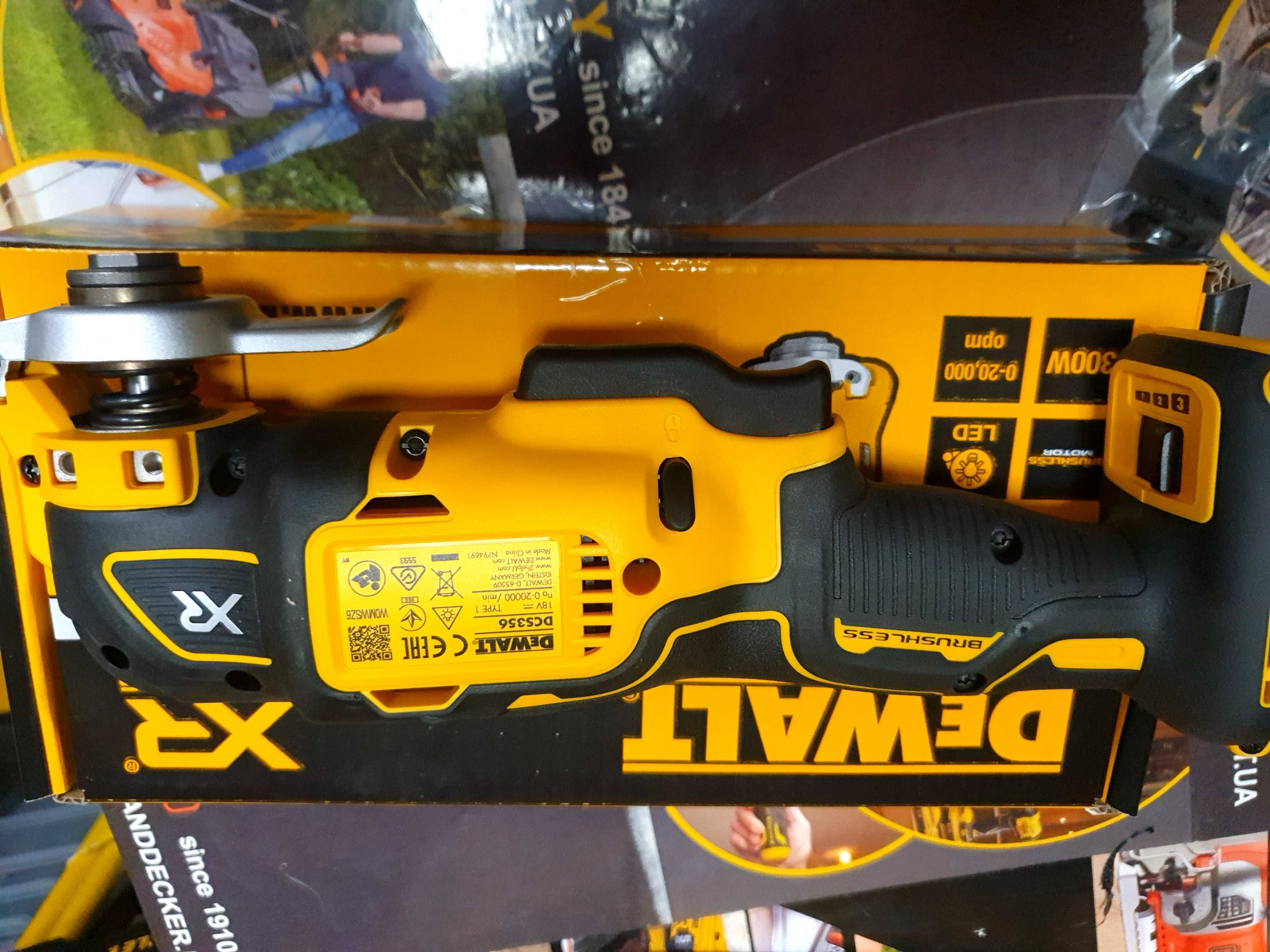 Оригінал DeWALT DCS356 інстр.т акум.. реноватор 3р. гарант