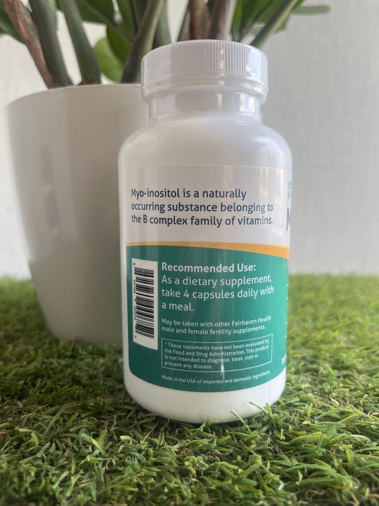 Myo-Inositol для жінок і чоловіків, 120 капсул