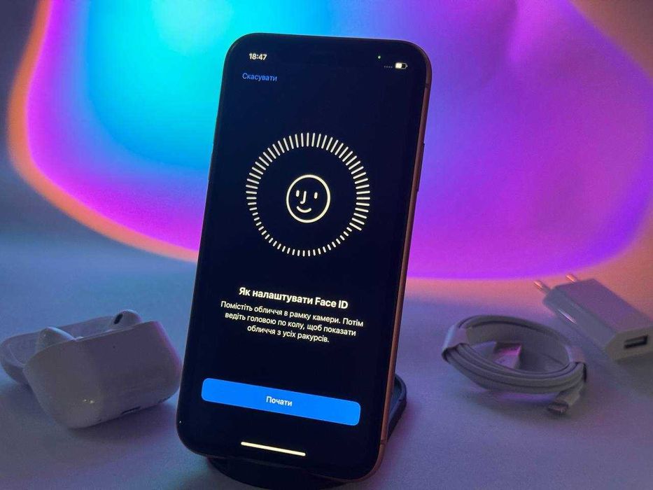 iPhone XR Coral 100% батарея Комплект. Гарний стан. На подарунок
