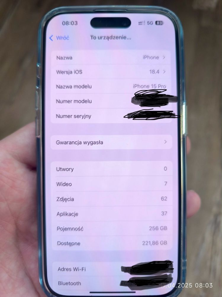 iPhone 15 Pro 256GB Black Titanium – USA, eSIM only, bdb stan