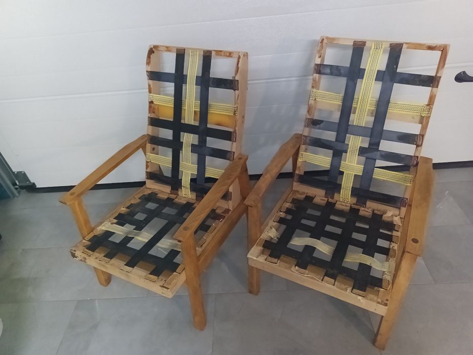 Oryginalne fotele z PRL-U  . Lisek.