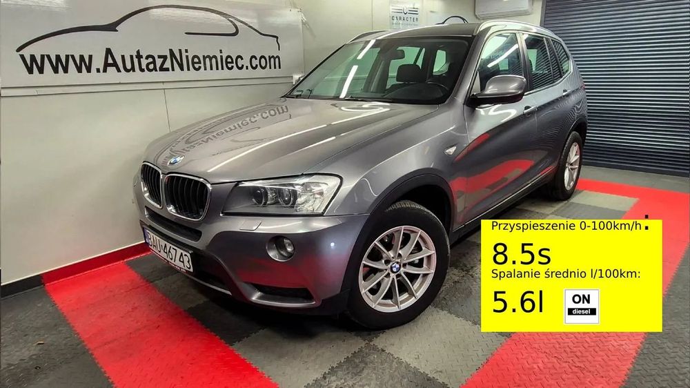 BMW X3 2.0d 4x4 HAK Bi Xenon Tempomat Nawigacja