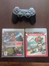 Pad ps3 + skate 3 essentials, PES 2009 (w foli)