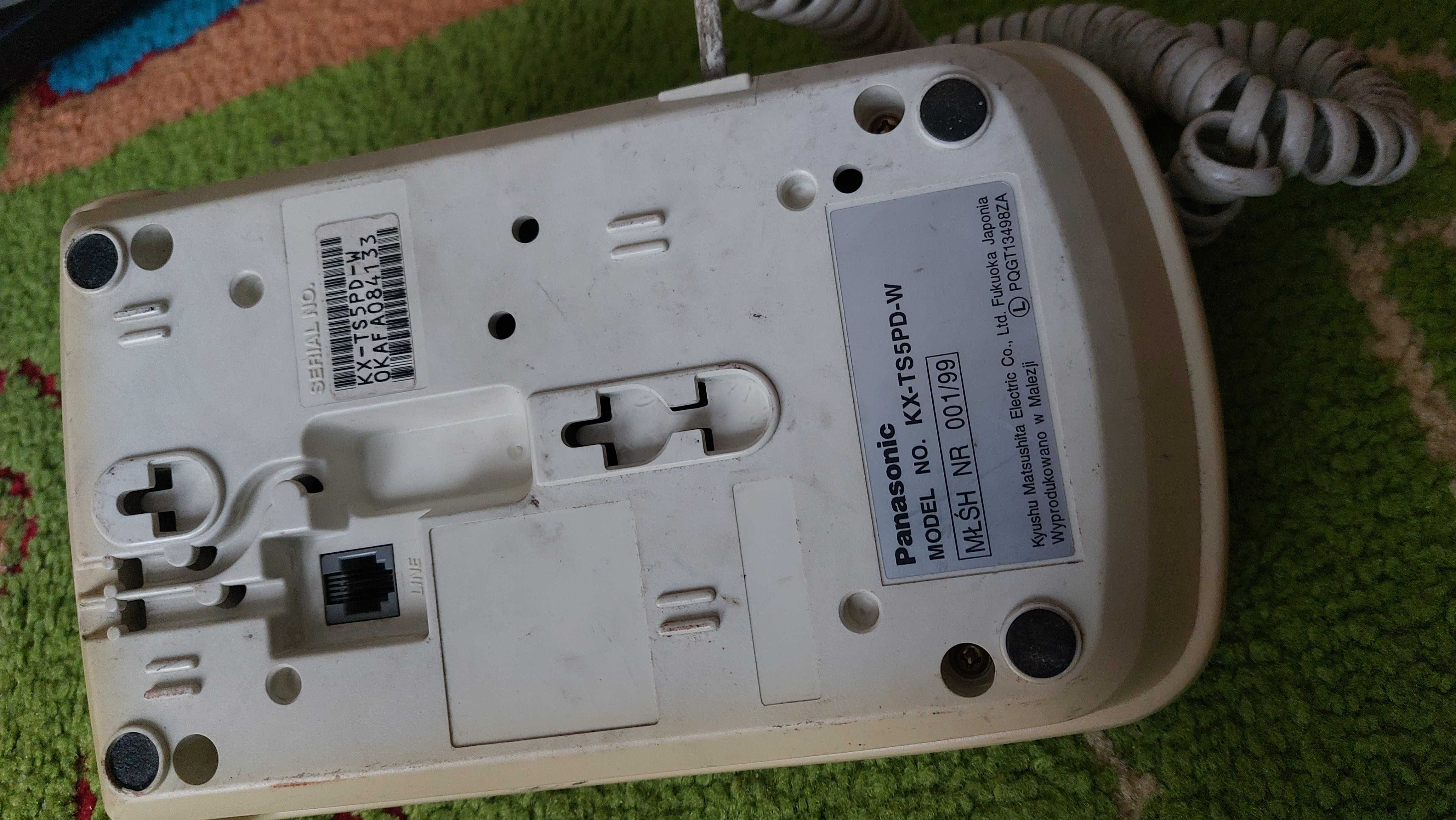 Telefon stacjonarny firmy Panasonic