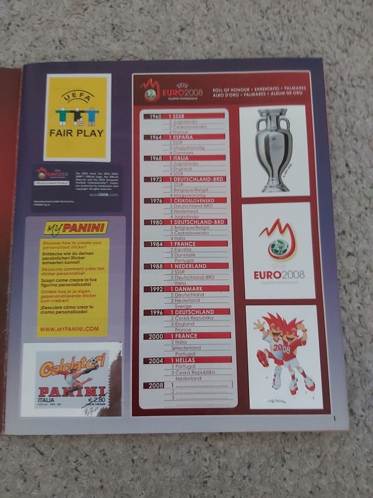 Panini Euro 2008 COMPLETA