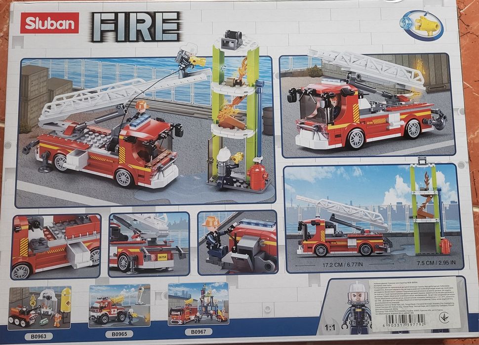 Конструктори. Пожежна машина і Магнітний конструктор