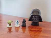 Hełm Dartha Vadera z grą + Star Wars stemple, figurki
