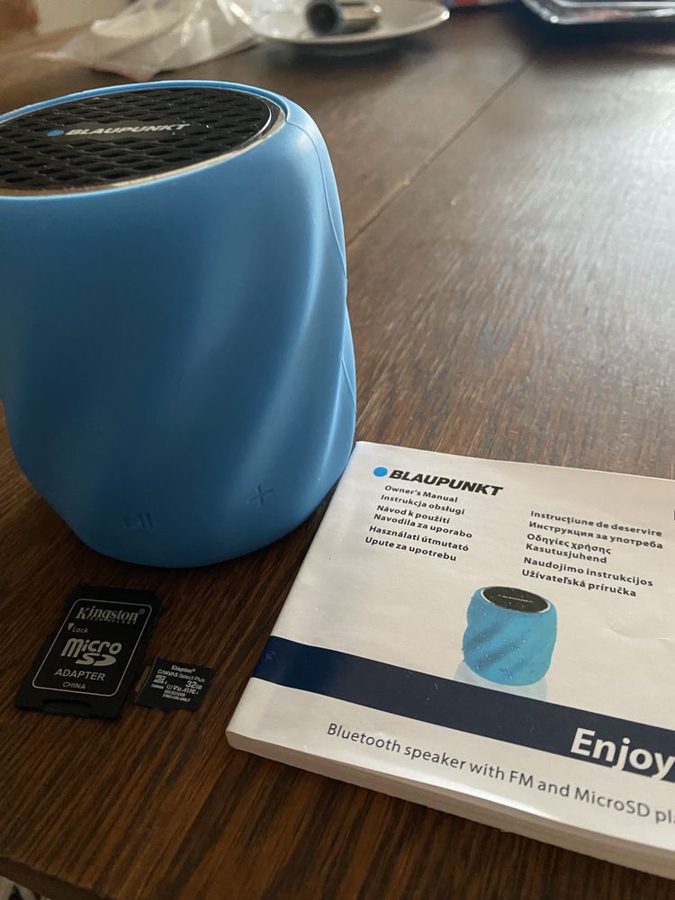 Głośnik bluetooth przenośny Blaupunkt MP3 microSD