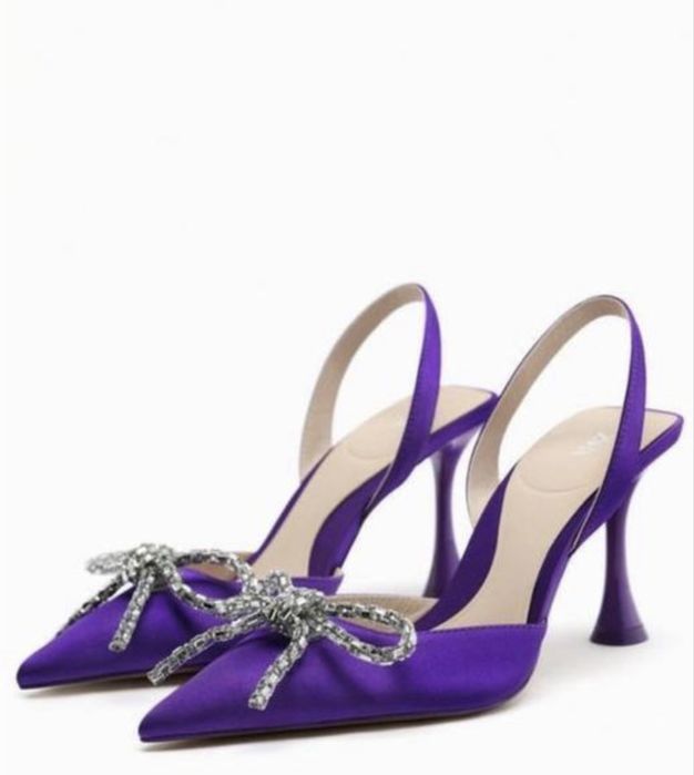 Туфлі зара Zara човники лодочки каблук рюмка