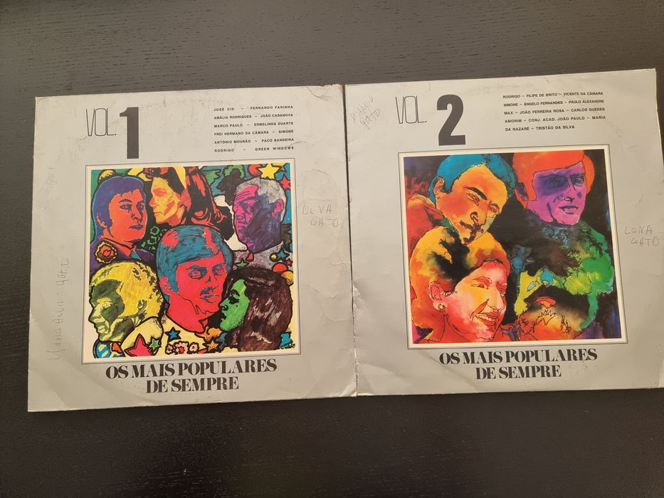 Discos de vinil "os mais populares de sempre"
