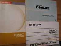 Toyota Corolla,Honda Civic-instrukcje obslugi