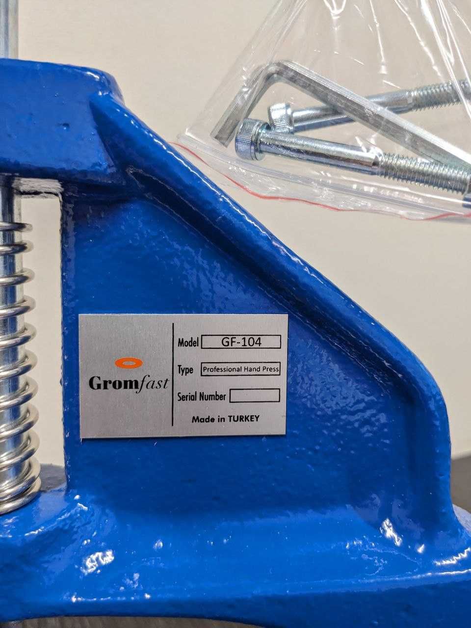 GF-104 професійний ручний прес для встановлення люверсів ( великий)