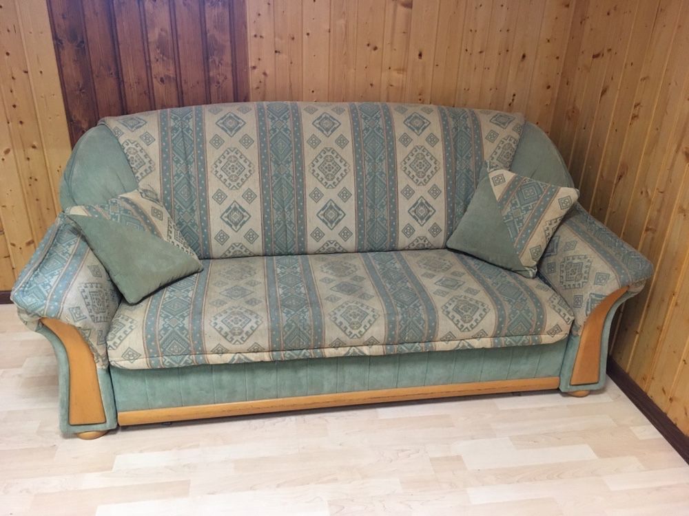 Sofa kanapa z dużym spaniem + Fotel gratis