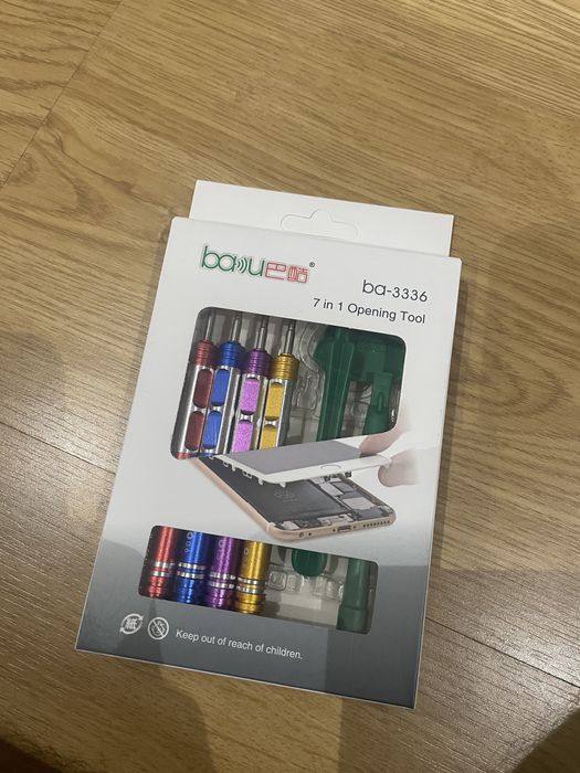 Kit de Ferramentas 7 em 1 para Abertura de Telemóveis