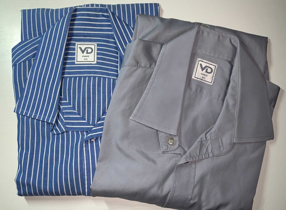 Рубашка Светло-голубая с длинным рукавом VD One р.40 = 159 грн за 2 шт