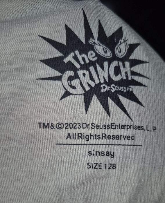 Піжама бавовна у новорічному стилі грінч на 8років