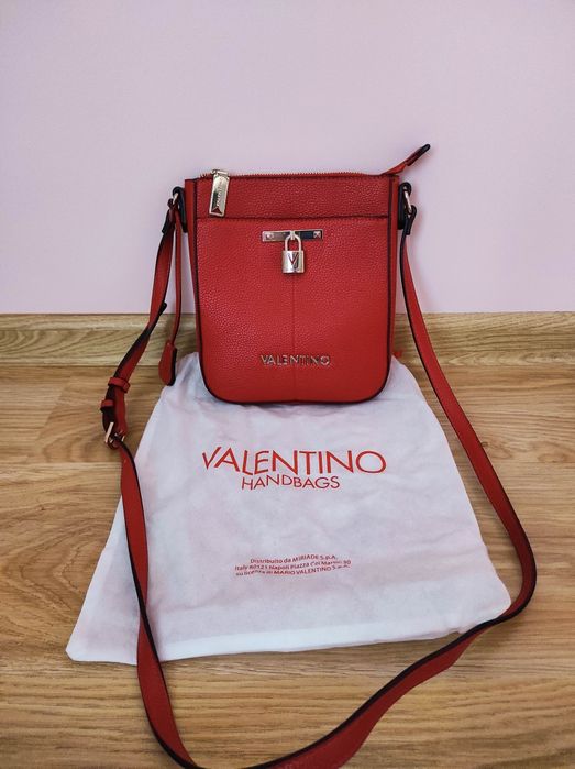 Valentino,nowa orginalna listonoszka,skóra naturalna!