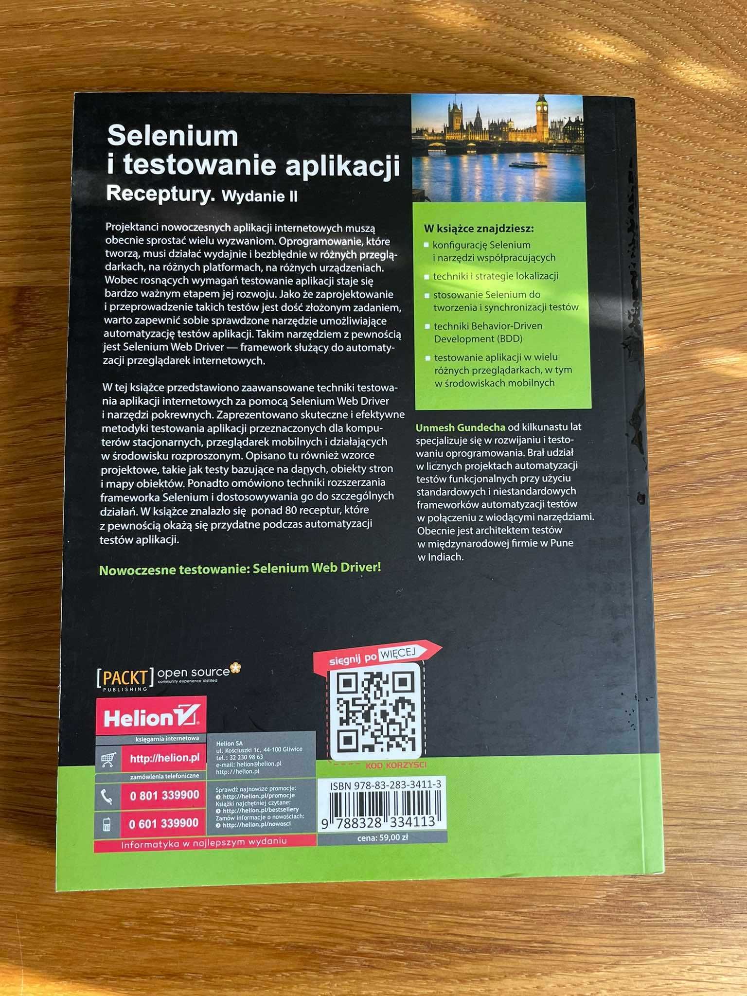 Selenium i testowanie aplikacji - receptury Wyd. II