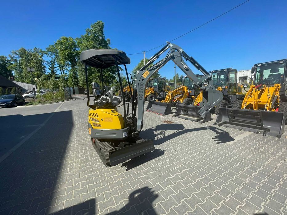Koparka GG1700, KUBOTA silnik, Gunter Grossmann, 1700kg, joysticki