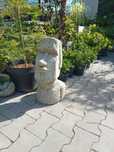 Figura betonowa-ogrodowa głowa moai