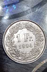 1 Fr швейцарська монета