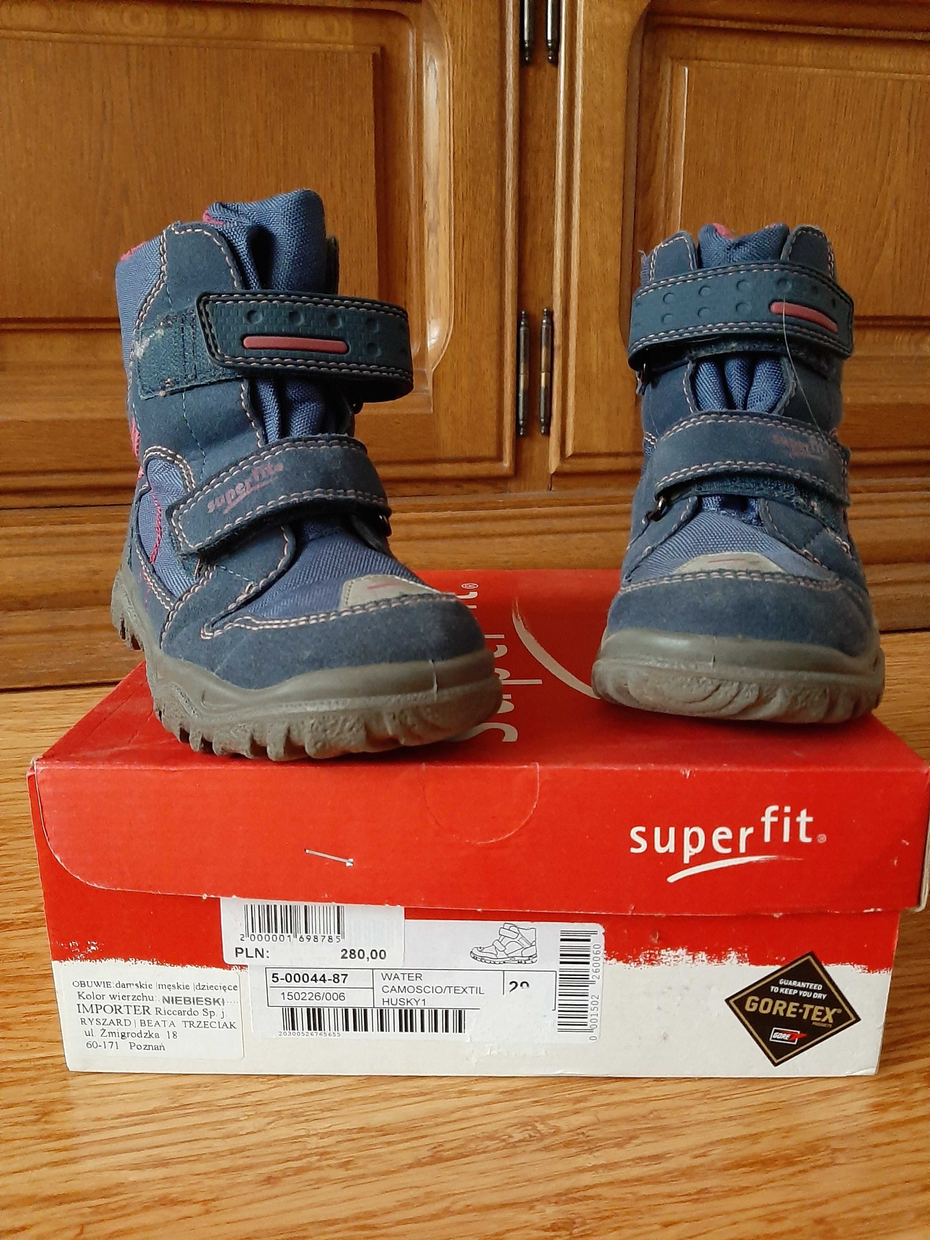 Buty zimowe Superfit rozm. 29, gore-tex