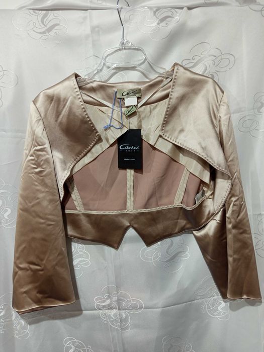 #1006 Nowe bolerko satynowe Caterina Leman